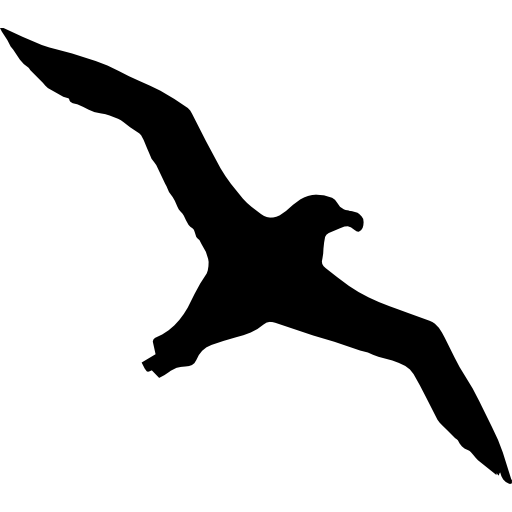 Application logo - albatross flying
